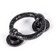 image 3 of Hammer & Tongs Rustic Door Knocker - H145mm - Black