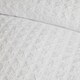 image 3 of Serene Embossed Grid Duvet Cover Set White