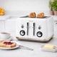 image 3 of Breville Mostra VTT937 4-Slice Toaster Stainless Steel White