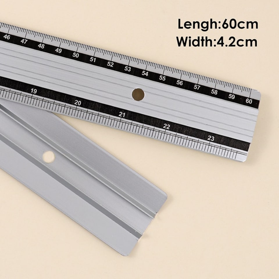 image 1 of 60cm Aluminium T-Square Ruler