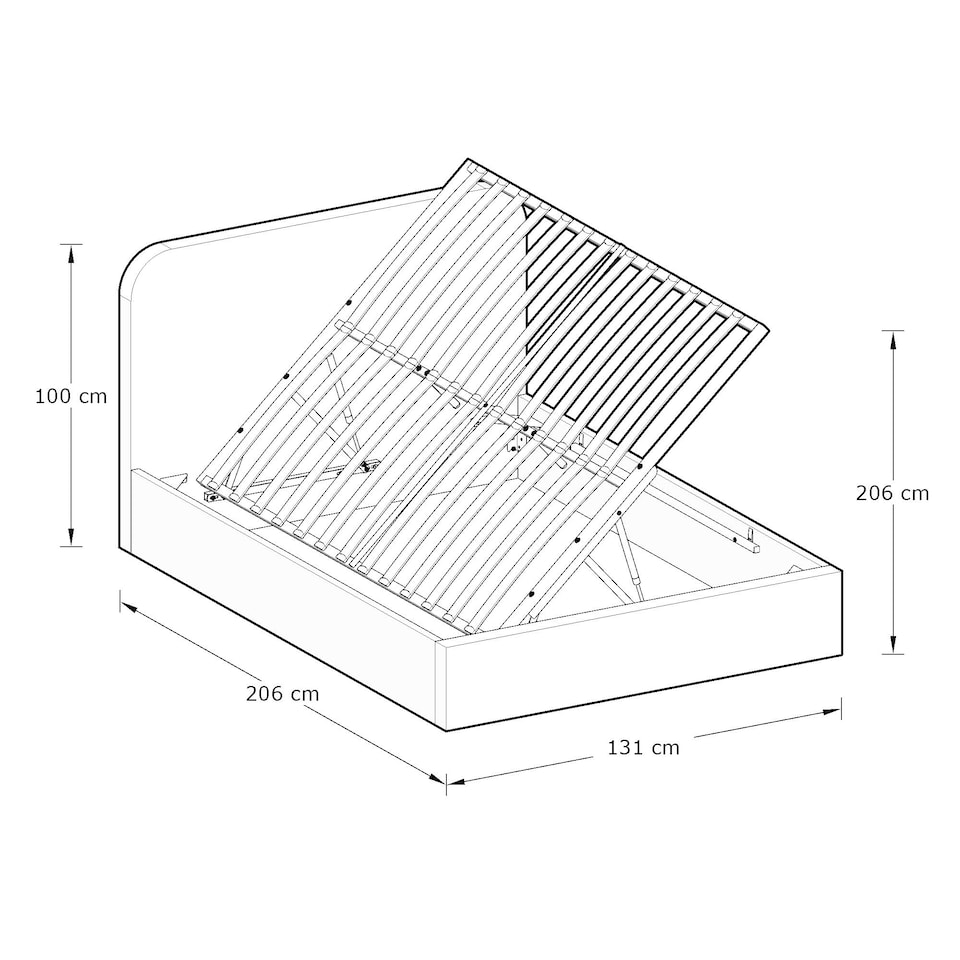 image 1 of Chiswick Ottoman Bed Small Double Soft Pink | Pink | Soft Pink