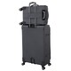 image 9 of IT Luggage Teleported Warm Charcoal Expandable Cabin Suitcase with TSA Lock Grey | Cabin Bag