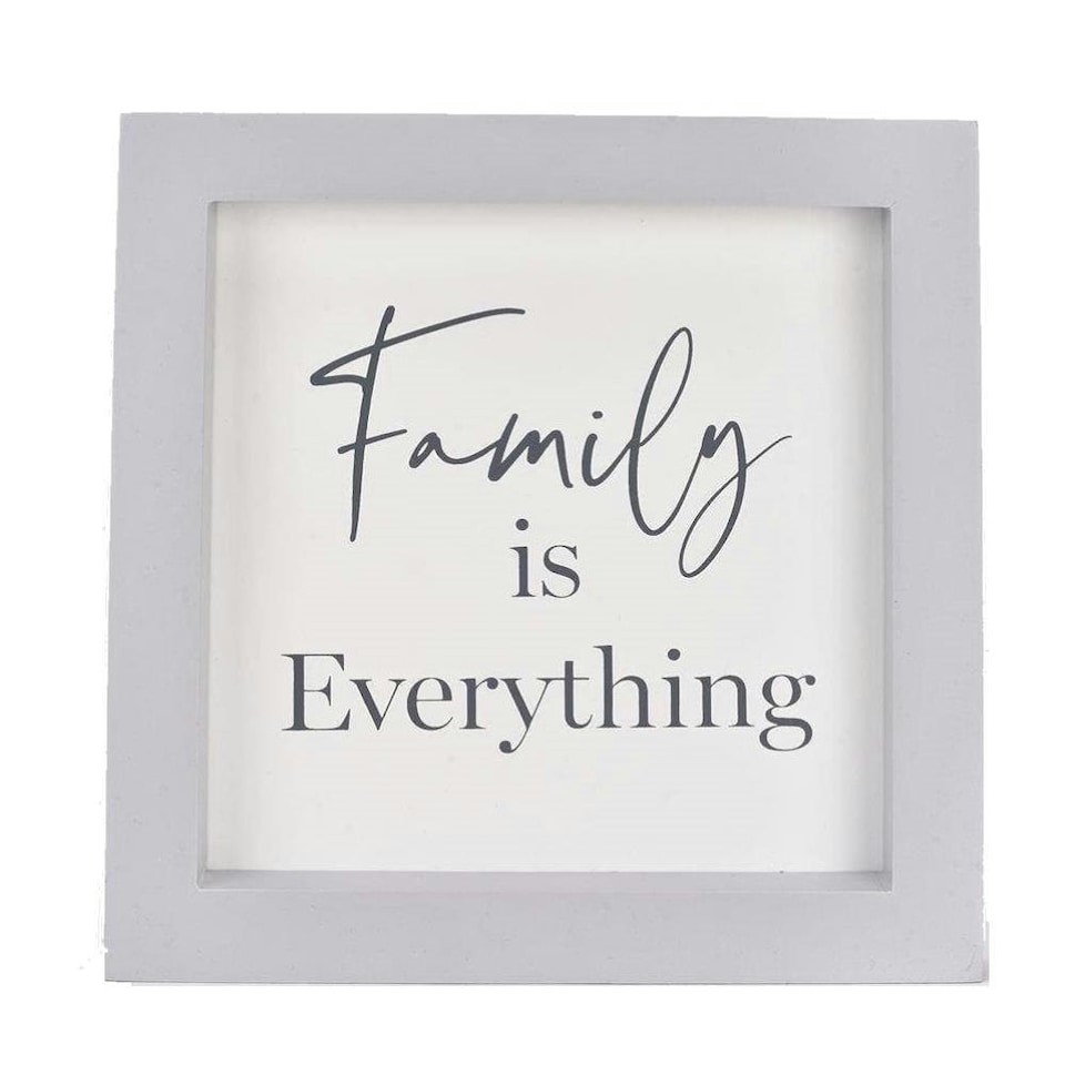 image 1 of Widdop Sentimental Hanging Wall Plaque Ornament - Family