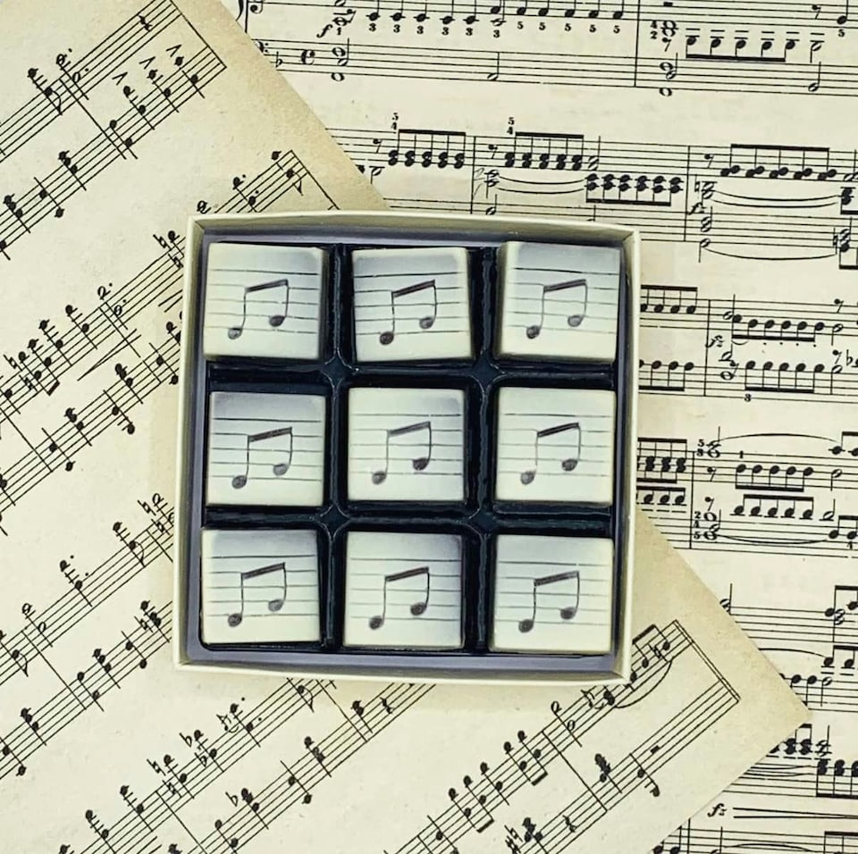 image 1 of Chocolate Musical Notes