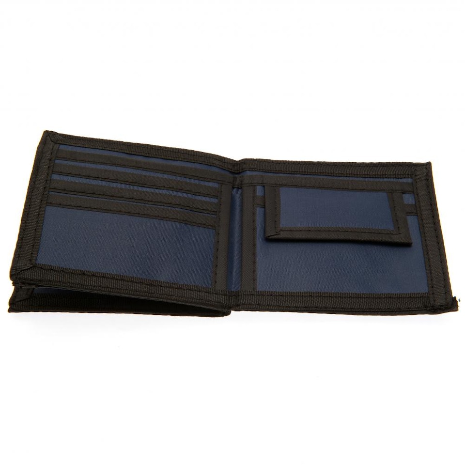 image 1 of Tottenham Hotspur FC Touch Fastening Canvas Wallet | Black | Navy/Black/White | 1