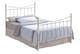 image 1 of 4ft6 Double Traditional Victorian Style Ivory White Tubular Steel Metal Bed Frame, Bedstead | White | Ivory White | Double