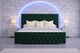 image 1 of The Luxury Duke 3FT Single Bed Frame in Green Plush