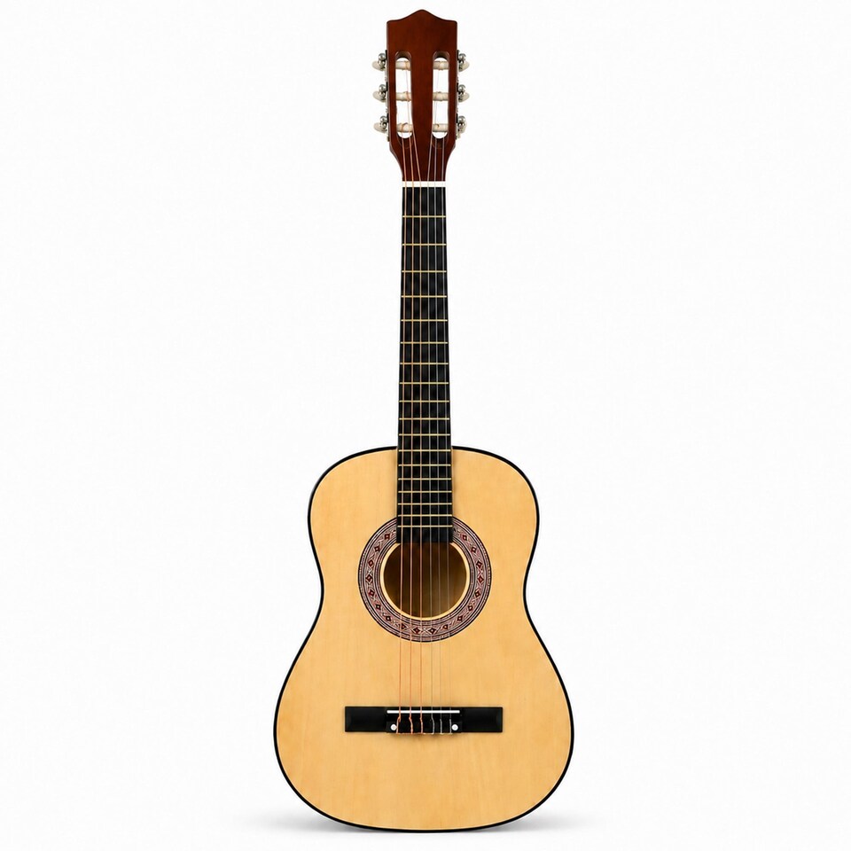 image 1 of 34 Inch Half Size 6 String Classical Acoustic Guitar | Brown