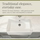 image 6 of Single Bowl Fireclay Butler Kitchen Sink Overflow &  Waste - 795mm