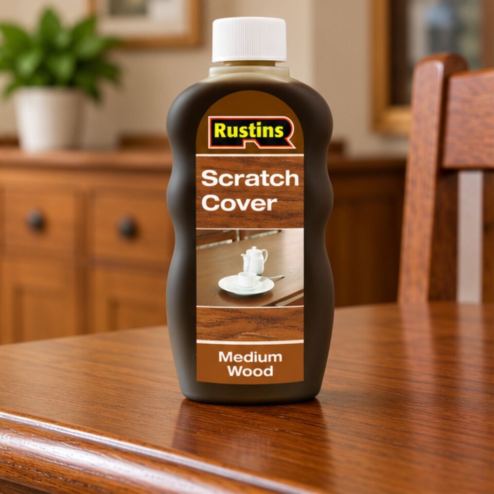 image 1 of Rustins Scratch Cover Restore & Protect Medium Wood 300ml