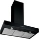 image 2 of Cookology 100cm Black Chimney Cooker Hood - Energy Rating A++