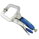 image 2 of 6" Welding Locking C Clamps Adjustable Fastener with Quick Release Grip 2 Pack