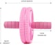 image 4 of Phoenix Fitness Ab Roller - Pink