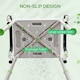 image 5 of HOMCOM Rust-Free Aluminium Bath Chair with Adjustable Height