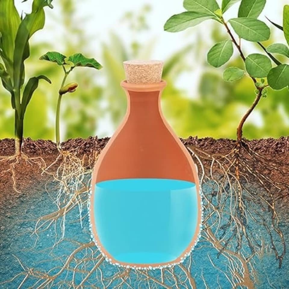 image 1 of Large Clay Olla for Garden Use Multi