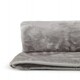 image 2 of Nordic Collection Super Cosy Fleece Blanket in Silver (80" x 96") Grey | Grey