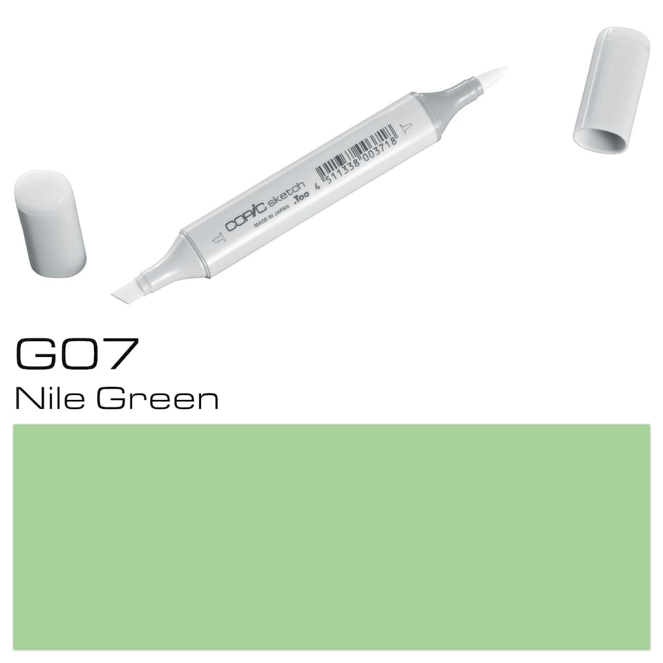 Copic Sketch Marker, Blue Green, Single Pen