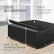 image 4 of Outsunny Large Garden Set Square Cover Outdoor Furniture Waterproof Resist Fade | Black | Black | 230cm x 230cm x 70cm