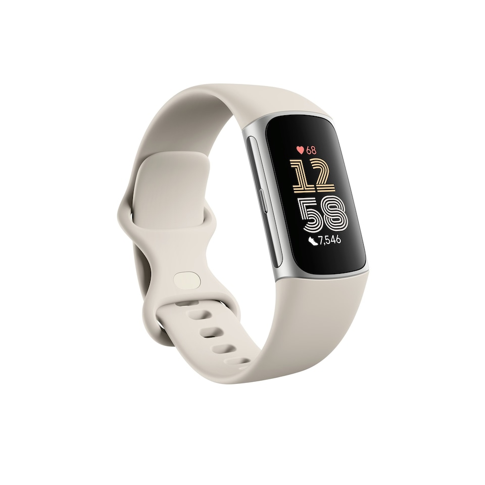 image 1 of Fitbit Charge 6 - Porcelain / Silver