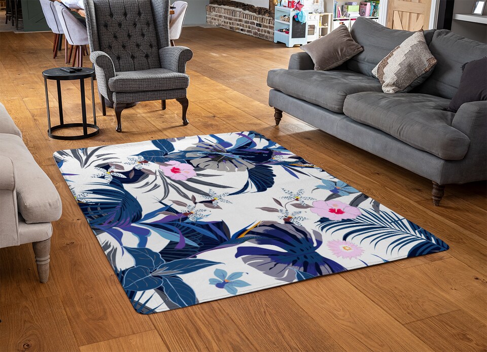image 1 of Winter Tropical Rug | Multi