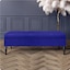 Sapphire Blue Plush Velvet