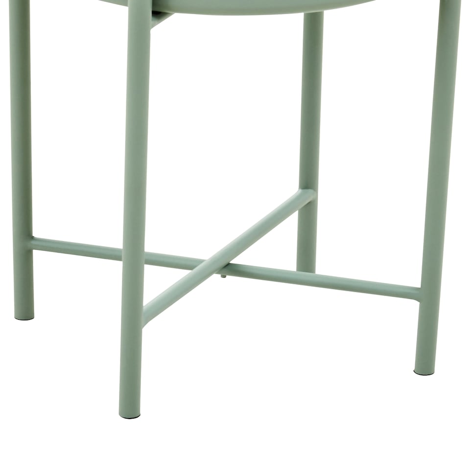 image 1 of Interiors by Premier Sturdy Large Green Floor Standing Planter, Contemporary Outdoor Pot For Flowers, Durable Floor Planter Green