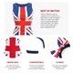 image 2 of Union Jack Dress & Bow Headband Red | M