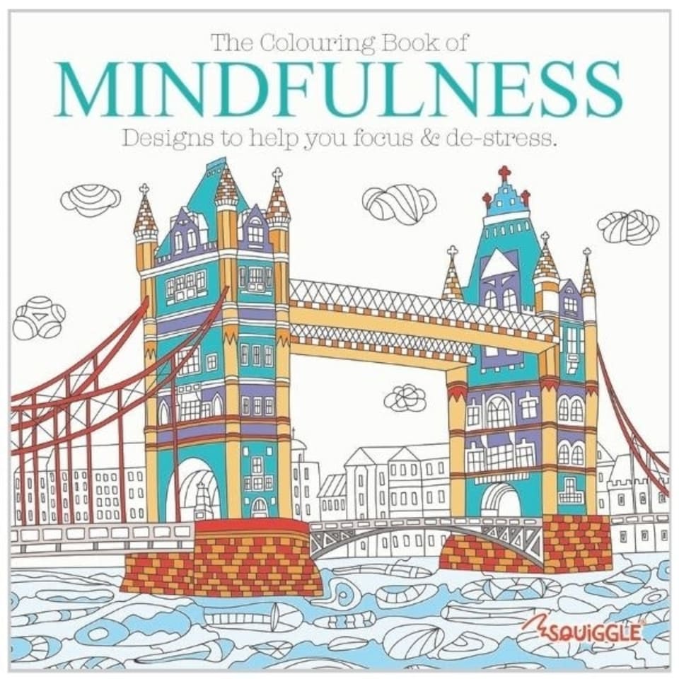 image 1 of Single 21x21cm Mindfulness Colouring Book