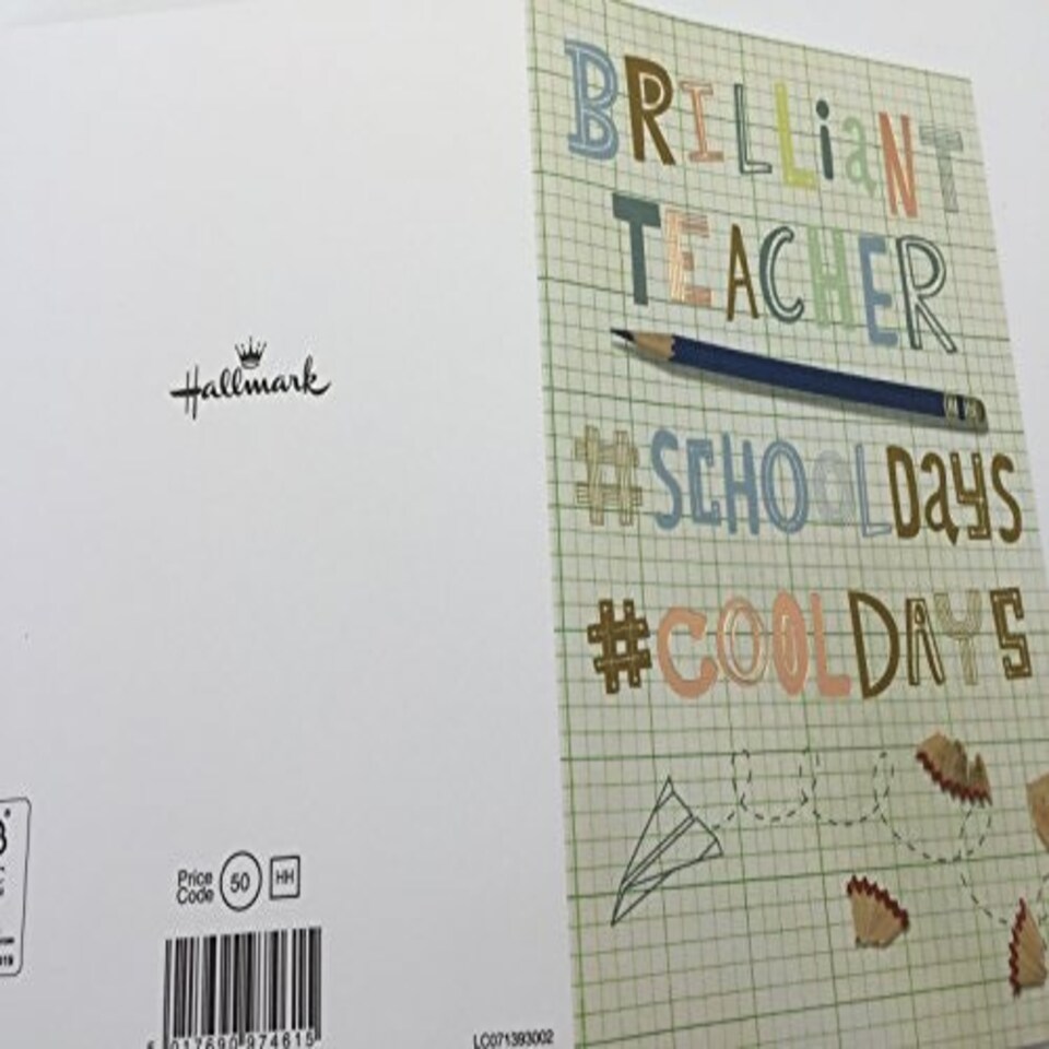image 1 of Brilliant Teacher School Days Thank You Teacher Card