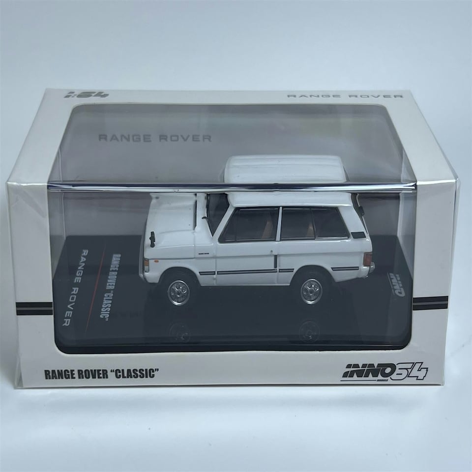 image 1 of Range Rover Classic White 1:64 Scale Inno Models IN64RRCWHI