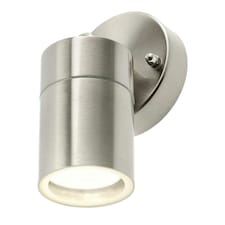 CGC ALESHA Stainless Steel Adjustable Outdoor Wall Spotlight Silver
