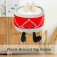 image 4 of Drum Soft Toy Cute Plushie Huggable Cuddly Stuffed Toy 27cm Red