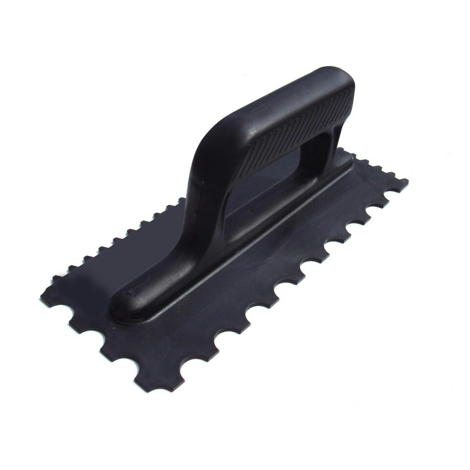 Vitrex Plastic Tile Trowel With U & V Notches 6/20mm - Multi Colour - 115 x 280mm (11 x 4.1/2in)