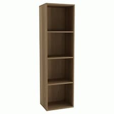 4-Tier Cube Shelving Unit Brown | Colour: Warm Oak