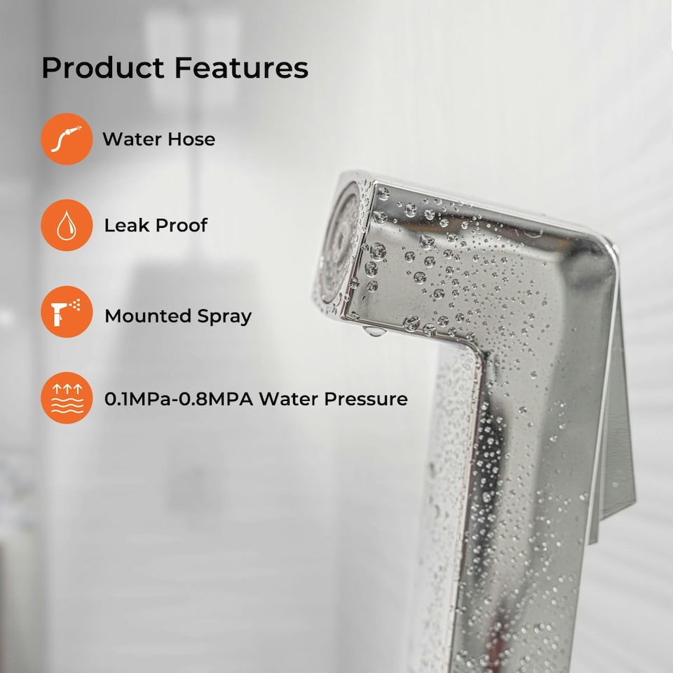 image 1 of GEEPAS Hand Held Toilet Bidet Sprayer