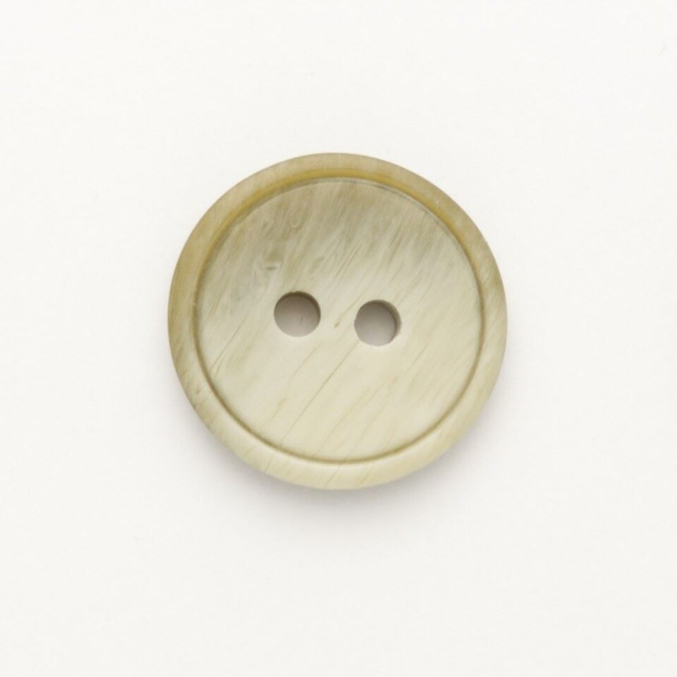 Minerva Fawn Round Ring Edge Plastic Buttons for Dressmaking - 13mm - per value pack of 100