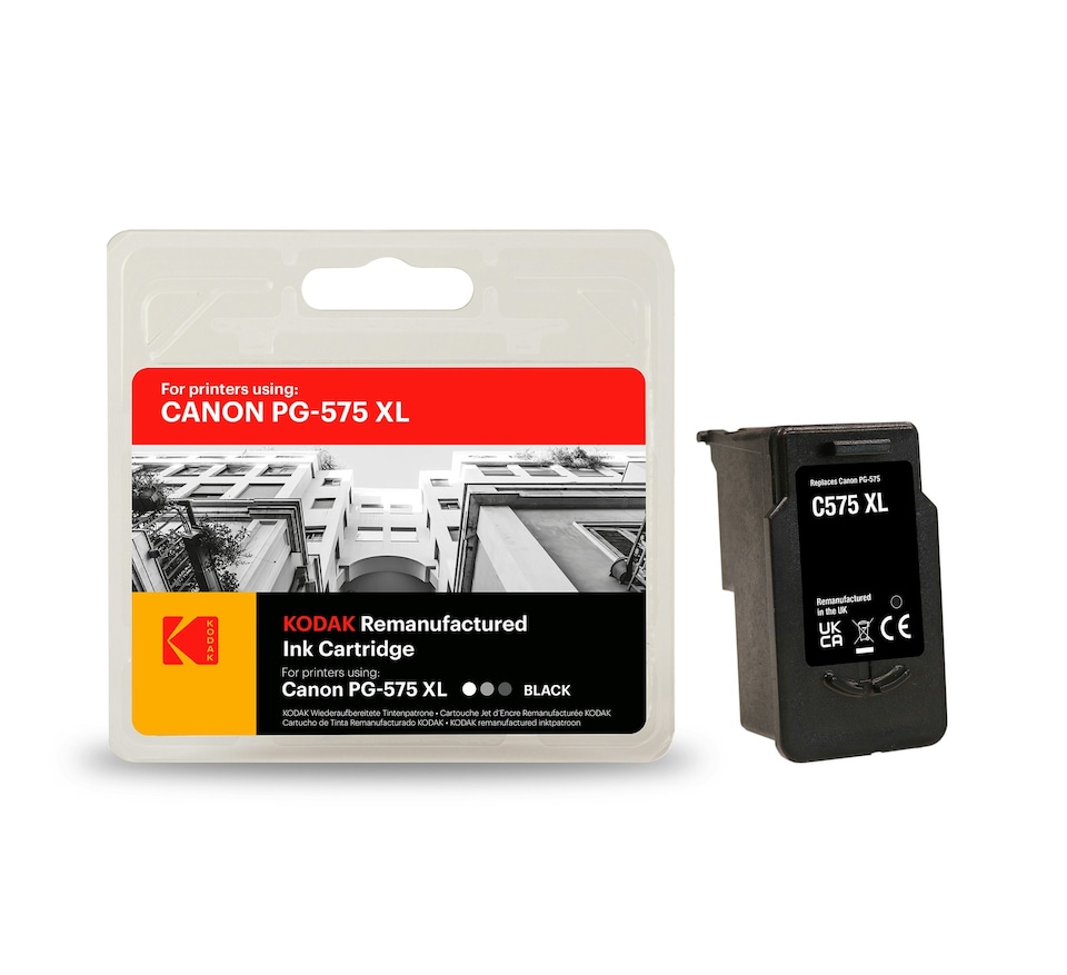 image 1 of Kodak Remanufactured Canon PG-575 XL Black Ink Cartridge | Black | 1