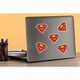image 3 of Superman Logo Stickers (Pack of 100) - Multicoloured - One Size