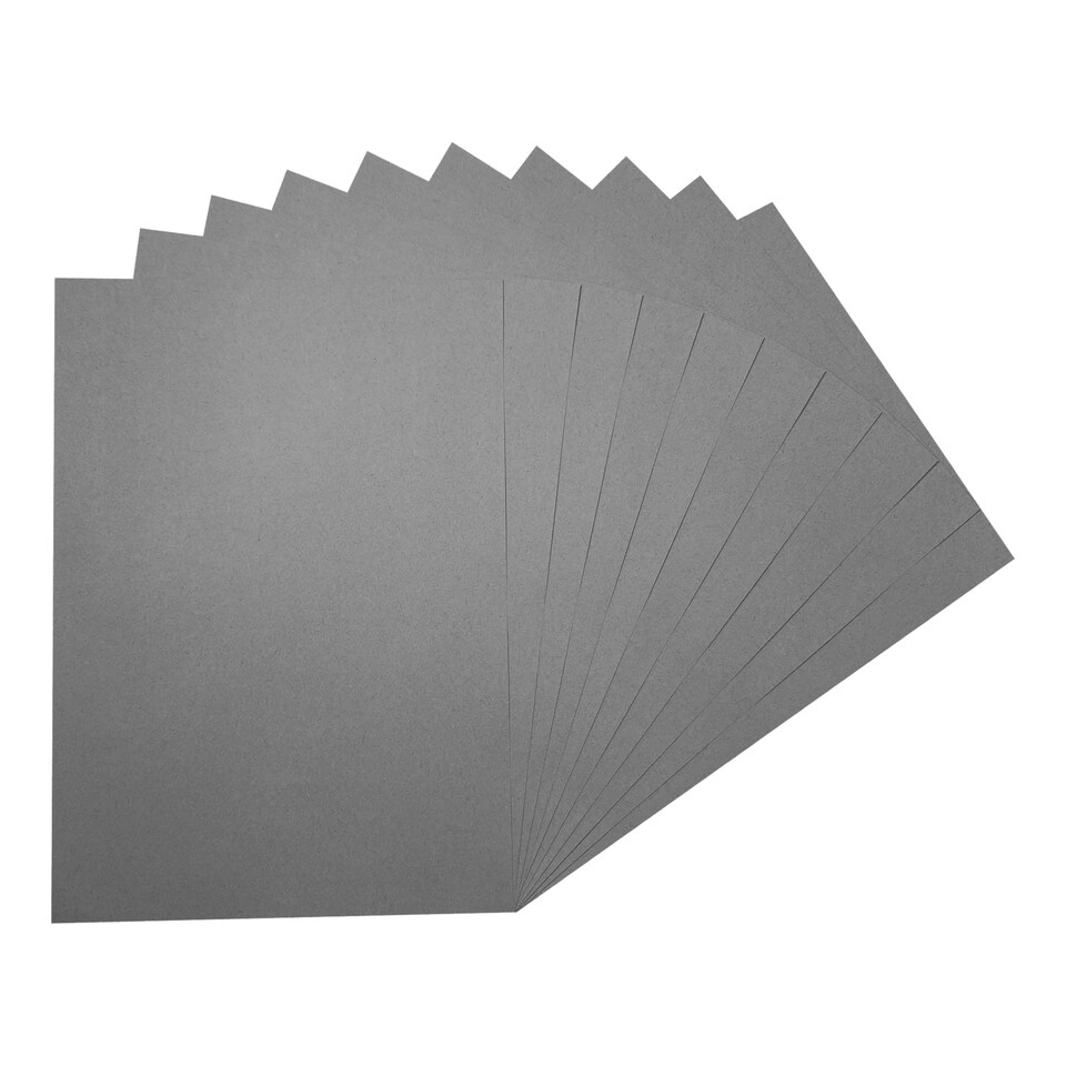 image 1 of Pack of 100 A4 Coloured Paper 75gsm Sheets Grey | A4