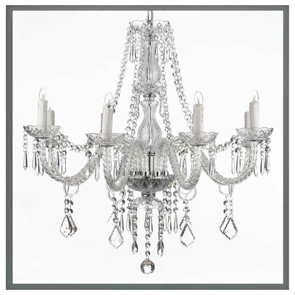 image 1 of Chandelier (Picture Frame) Brown | Oak | M