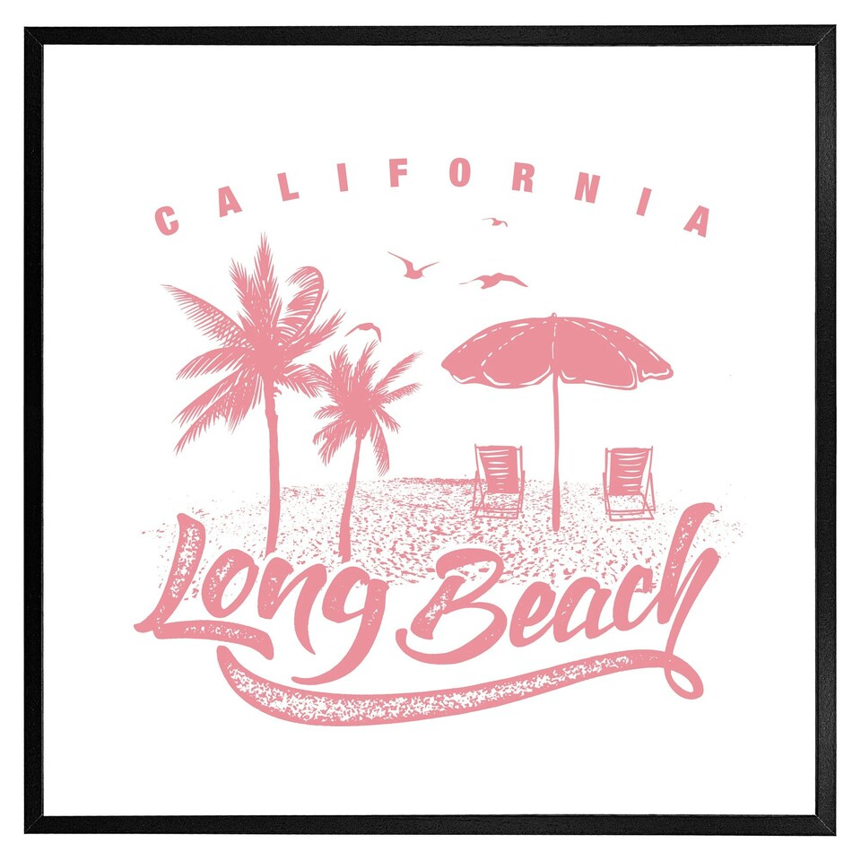 image 1 of Cali long beach (Picture Frame) Grey | L
