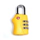 image 2 of TSA Approved 3 Combination Travel Suitcase Luggage Padlock | Multi