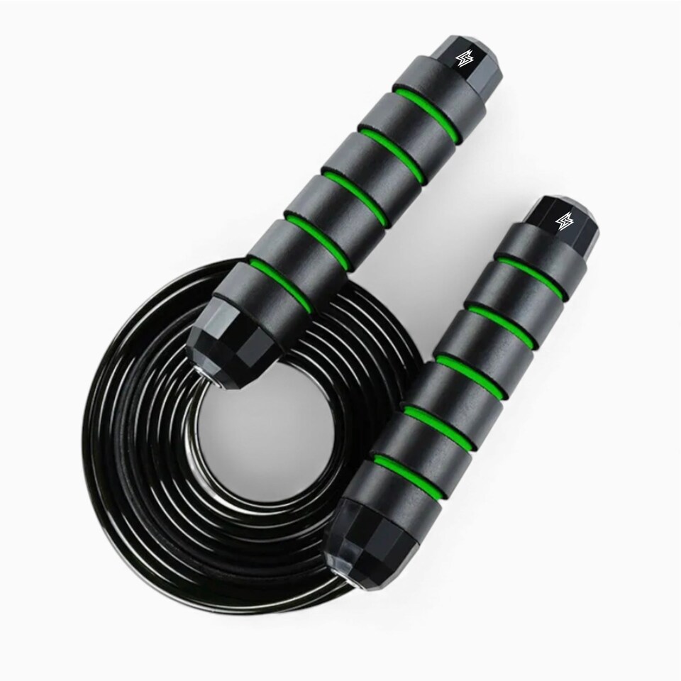 image 1 of GYM SETS Skipping Rope (Grip Pro) | Green