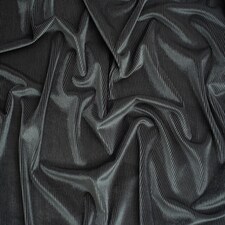 Grey Narrow Rib Velvet Stretch Knit Fabric for Dressmaking, 155cm / 61" Wide - per metre