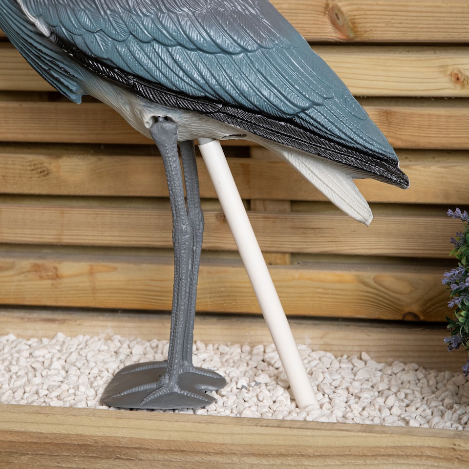 image 1 of Redwood Heron Bird Deterrent - 70cm - Grey