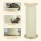 image 4 of PawHut Cat Scratching Post with Sisal Rope Soft Plush Anti-Tip, 85cm, Beige