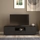 image 5 of Media TV Unit with 2 Doors 1 Drawer 147cm Black