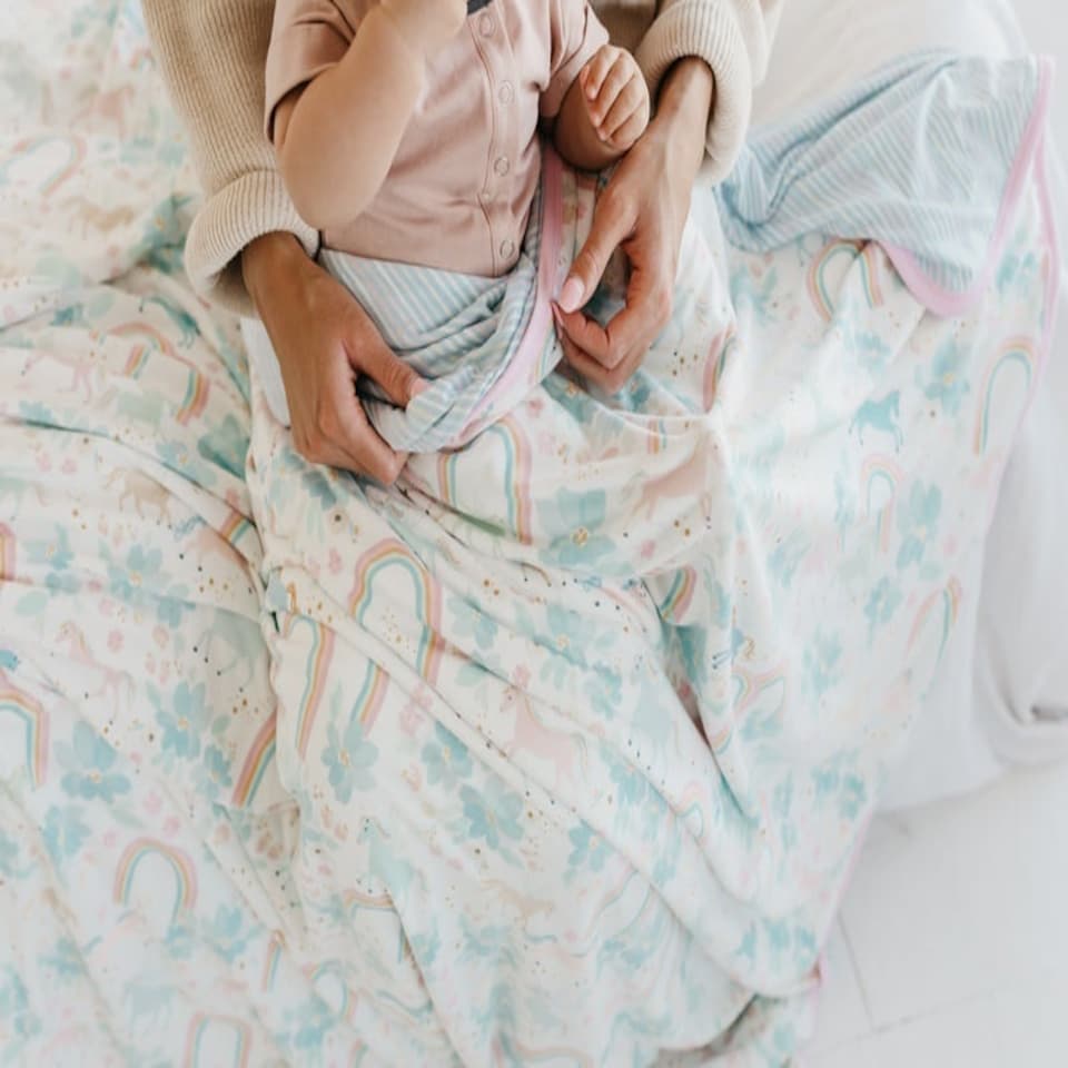 image 1 of Copper Pearl 3 Layer Jumbo Stretchy Quilt Whimsy