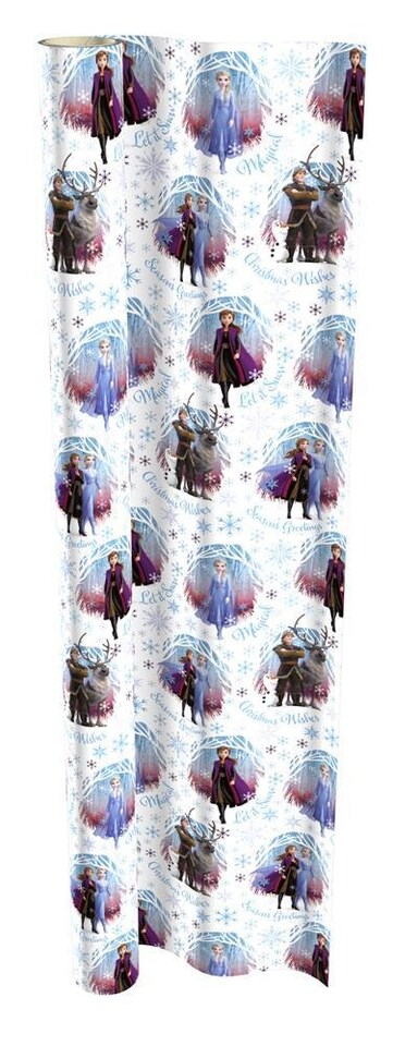 Single 3m Disney Frozen 2 Design Christmas Gift Wrapping Paper