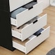 image 7 of HOMCOM 2 Door Wardrobe with 3 Drawer and Soft Closing Hinge for Bedroom